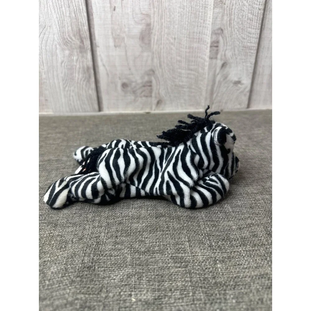 Ty Beanie Baby Ziggy Zebra Plush Black & White Collectible 1995 Retired